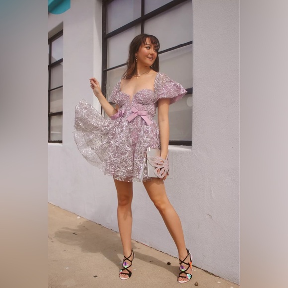 FOR LOVE AND LEMONS BRYNNE MINI DRESS - Picture 12 of 14